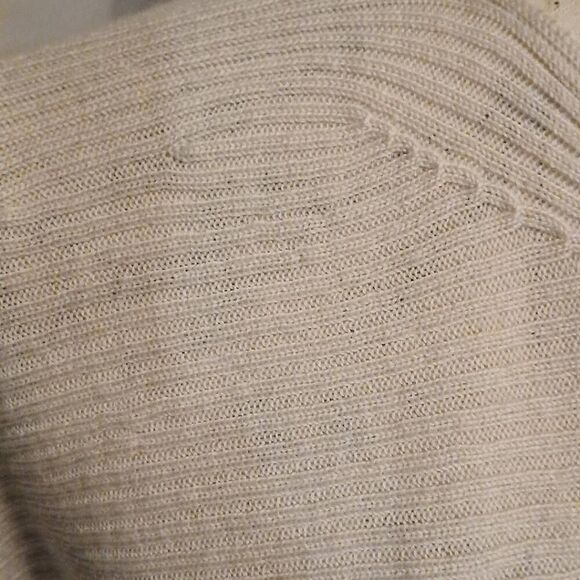 ALL SAINTS MERLINO WOOL BEIGE NATURAL KNIT SWEATER SMALL - Picture 6 of 12
